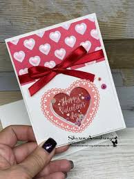 Punch a 2 square hole in the card to make a window. A Valentine S Day Shaker Card You Can Learn How To Make