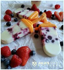 Try these amazing, cooling recipes. Easy Frozen Yogurt Fruit Pops Julias Simply Southern Healthy Treats