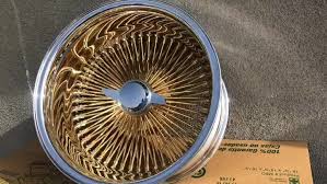 Gallery of 80, 90, 100 and 120 spoke wire wheels. 17x9 100 Spoke Usa Gold Center The Hook Up Wire Wheels
