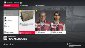 Types any of these codes: Sweeney Scrupulousness Escalation Contract Hitman 2 Shacknews