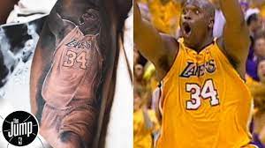 Shaquille rashaun o neal, nicknamed shaq, is an american retired professional basketball player who is a sports analyst on the television pr. Shaq S Son Got A Tattoo That Pays Tribute To One Of His Dad S Most Iconic Moments The Jump Youtube