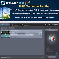 Dear Mac Users This Incredible Giveaway Is For You Mts Converter For Mac By Dimo Software Hurry And Grab Your Free Licen Mac Software Game Giveaway Software