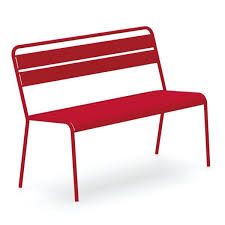 128 cm metallbank gartenbank liege chaiselongue eisenbank parkbank sitzbank bank | ebay Stapelbarer Metallbank Fur Den Garten Twist Vermobil Mobilclick