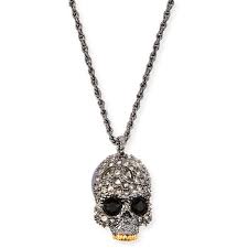 Alexis Bittar Elements Crystal Skull Pendant Necklace Skull Pendant Necklace Skull Pendant Crystal Skull