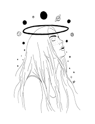 Line Art By Poeticamente Flor Outline Art Boho Art Drawings Art Drawings