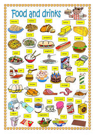Food And Drinks Worksheet Free Esl Printable Worksheets Made By Teachers Kids English English Vocabulary English Food