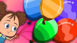 Rainbow Colored Flying Balloon Song Color Songs Preschool Kids Nursery Rhymes Rhymes For Kids