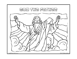 Come take a look at this and printable halloween coloring page of candy corn pieces! God The Father Coloring Page That Resource Site