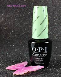 Gel Color By Opi This Cost Me A Mint Gct72 Soft Shades Pastels Collection