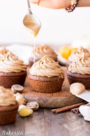 Vegan orange cake (egg free and dairy free). Paleo Pumpkin Chai Cupcakes With Chai Frosting Gluten Free Dairy Free