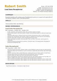 Receptionist resume sample job description, skills & tips 2020 february 11. Sales Receptionist Resume Samples Qwikresume