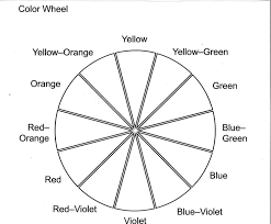 Color Wheel Worksheet Printable Complementary Color Wheel Color Wheel Worksheet Color Wheel