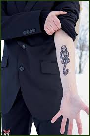 Draco Malfoy Dark Mark Tattoo By Blashina On Deviantart Harry Potter Dark Mark Dark Mark Tattoos Harry Potter Voldemort