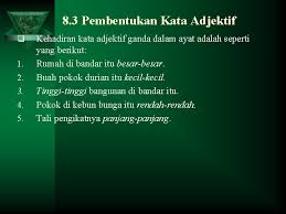Kata adjektif modul latih tubi tatabahasa : Kata Adjektif Tahun 3