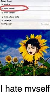 Levi Is A Flower Anime Zodiac Attack On Titan Meme Attack On Titan Anime