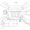 Desain klasik dari sekat ruangan minimalis yaitu lemari buku, kamu bisa menaruh buku dan pajangan lainnya. 1