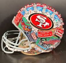 Add the crown jewel to your fan cave when you shop san francisco 49ers helmets from sportsmemorabilia.com! San Francisco 49ers Hand Painted Helmets Fazzino