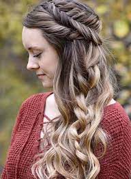 Loosen up the braid so that it can be more voluminous. Cutest Fall Hairstyles Ideas For Young Girls To Wear In 2018 Stylezco
