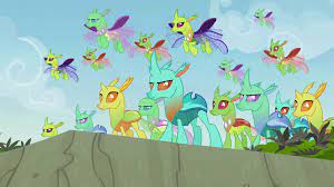 For a world of singing candy coloured ponies, mlp is full of little dark moments. Changelings My Little Pony Friendship Is Magic Wiki Fandom