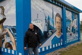 Beim spiel gegen den fc hansa rostock am 5. Fc Hansa Graffiti Juri Schlunz An Der Stadtautobahn Rostock Heute