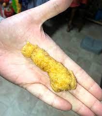 My chicken nugget looks like a penis : r/mildlyinteresting