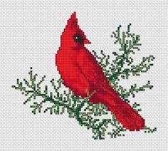 Free Cross Stitch Pattern Cardinal Bird Cardinal Pattern Cross Stitch Patterns Christmas Cross Stitch Patterns Free Cross Stitch Charts