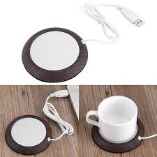 Cup Heater Portable Cup Mug Warmer Heating Pad Wooden Grain Cup Water Beverage Coffee Milk Electric Warmer Pad Fit For Most Stainless Steel Cup Ceramic Cup Mug Warmer Ceramic Cups Stainless Steel Cups