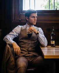 Hermenmenswear Samwines In His Custom Hermen Three Piece At Thirty Eight Chairs Carlton No Men Photoshoot Photography Poses For Men Mens Fashion Smart
