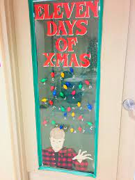 Stranger Things Theme Christmas Door Decoration Christmas Door Decorations Stranger Things Christmas Christmas Door Decoration