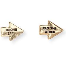 Aeropostale In One Ear Stud Earrings 5 Liked On Polyvore Featuring Jewelry Earrings Gold G Gold Earrings Studs Yellow Gold Earrings Studs Gold Earrings