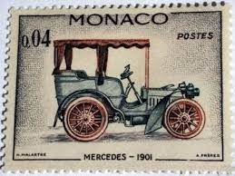 Mercedes 1901 Stamp Stamp Printing Postage Stamps