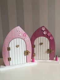 Wooden Fairy Door Fairy Door Free Standing Fairy Door Fairy Children S Gift Decor Flowers Beautiful Magical F Fairy Doors Fairy Door Christmas Decor Diy