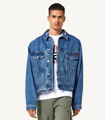 Easy, quick returns and secure payment! Golden Goose Deluxe Brand Bruce Jacket In Used Denim Playground