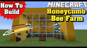 Honeycomb is used for crafting your own beehives or bee nests for bees to inhabit, as well as for crafting decorative honeycomb blocks, candles, and waxing copper blocks. How To Build A Easy Honeycomb Bee Farm Minecraft Redstone Tutorial Youtube