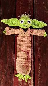 Lindadavie S Squashed Yoda Bookmark Crochet Bookmark Pattern Crochet Bookmarks Star Wars Crochet