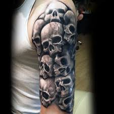 Jolly rogers, or the popular skull and cross. Pin By Przemek Kondak On Tattoos Skull Sleeve Tattoos Skull Sleeve Tattoo Sleeve Men