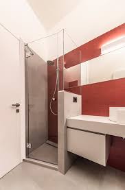 Cabina doccia media 2.0 a80. Porta 1 Anta In Linea Con Lato Fisso E Composizione Angolo Lati Fissi Sopra Muretto Filo Esterno Vetreria Sant Agostino Box Doccia
