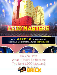 28) and the tv premiere of lego masters, fox and lego teamed up with trigger — the mixed reality agency to develop a webar. Do You Have What It Takes To Become The Next Lego Masters The Family Brick