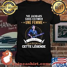 La jeune femme, esthéticienne également, évoque sa rencontre avec patrick bruel remontant à 2017 lors d'un séjour. Ne Jamais Sous Estimer Une Femme Patrick Bruel Qui Ecoute Cette Legende Shirt Guineashirt
