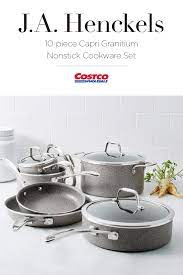 Made With 99 9 Pure Aluminum This J A Henckels International 10 Piece Capri Granitium Nonstick Cookware Cookware And Bakeware Cookware Set Nonstick Cookware