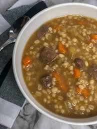 Instant Pot Beef Barley Soup Whatcha Cooking Good Looking