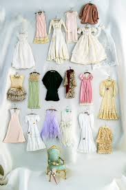 Ladies Clothes Dollhouse Clothes Doll Dress Patterns Barbie Clothes