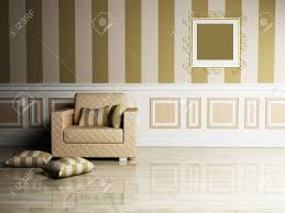 A traditional family home is brought into the 21st century by designers ashley tracey and laura mclellan of the design co. Classic Interior Design Of Living Room With An Armchair And A Stock Photo Picture And Royalty Free Image Image 12975496