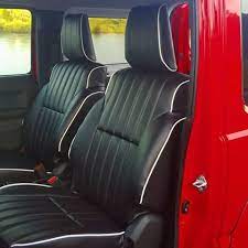 2019 05 21 jimny シートカバー garage leapさんの クラシックタイプシートカバーで 車内が一気にシックな仕上がりに 全面ステッチと 白のパイピングが お気に入り garageleap ガレージリープ s car seats seating car