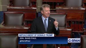 Visit rt to read news about rand paul, an american politician and physician serving as a junior united states senator from kentucky. Sen Rand Paul Says This Impeachment Is Antithesis Of Unity Youtube