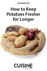 You can use rosemary or even dried sage. How To Keep Potatoes Fresher For Longer Potatoes Cooking Tips Food Sharing