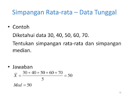 Maybe you would like to learn more about one of these? Contoh Soal Simpangan Baku Dan Jawabannya Masnurul