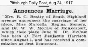 Marcella Regina Somers (Hourican) McCaw