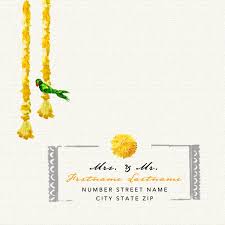 Set collection luxury wedding invitation card design. Sametha S South Indian Wedding Invitation Card Envelope Front Indian Wedding Invitation Cards Indian Wedding Cards Indian Invitations