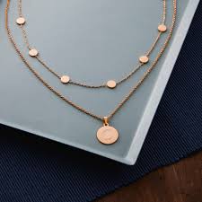 How to use initial in a sentence. Set Layering Kette Und Halskette Initial Rose